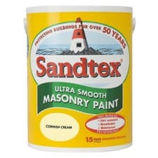 Image of Sandtex Masonry Paint 150ml Tester Pot Ultra Smooth All Colours Available