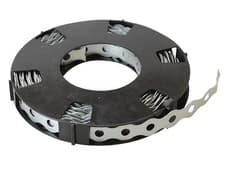 Image of Forgefix Contractors Galvanised Fixing Band Medium Duty 17mm x 0.7 x 10m Box 1