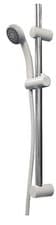 Image of Croydex Amalfi One Function Shower Set White Rail Head 1500mm Hose Universal BSP