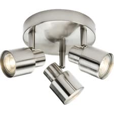Image of Triple Indoor Wall or Ceiling Spotlight 50W GU10 Knightsbridge