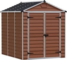 Image of Palram SkyLight Shed 6x8ft Durable Storage – Amber