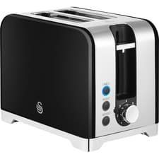 Image of Swan ST19031BLK Solace 2 Slice Toaster Black