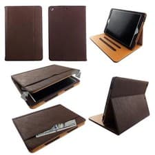 Image of Brown Leather Case For iPad Air 3, Pro 10.5", 10.2'' 9th Gen, 8th Gen & 7th Gen