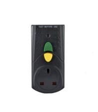 Image of Faithfull FPPRCD 13amp Rcd Adaptor circuit Breaker 3-pin Wall Plug