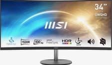 Image of MSI PRO MP341CQ 34" Curved Ultrawide Monitor • UWQHD 3440x1440 • 100Hz FreeSync