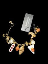 Image of Kate Spade New York Patisserie Charm Bracelet SWEET TREAT Collection NWT GIFT
