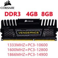 Image of Corsair Vengeance DDR3 16GB 8GB 32GB 1866 1600 1333 Desktop Memory DIMM 240Pin