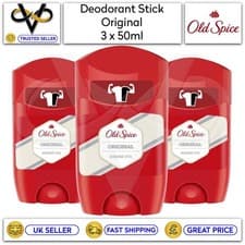 Image of Old Spice Deodorant Stick Original 50ml Roll On Fresh Odour Protect Set Of 3