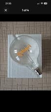 Image of Bulb Globe Vintage style worded, ‘Happy ‘ bayonet fitting