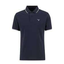 Image of Barbour Fielding Tailored Polo Shirt Navy