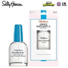 Image of Sally Hansen Double Duty Strengthening Base and Top Coat 13.3ml - New with Box