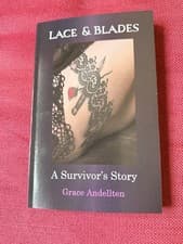 Image of Lace & Blades: A Survivor’s Story. Powerful True Story of hiding in fear