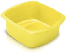 Image of Addis 9.5L Plastic Washing Up Bowl Large Rectangular Kitchen Basin Sink Bowl