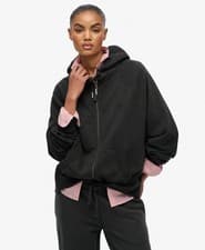 Image of Superdry Womens Studios Relaxed Zip Hoodie