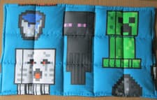 Image of 2lbs Weighted Lap Pad Minecraft Weighted Blanket Calming Homecrafted