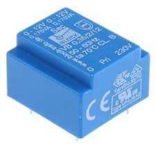 Image of 1 x 1 x 1 x Block Vb0.35/2/12 Isolation Transformer, Ee 20 X 6.1, 350 Mva, 1 X 2
