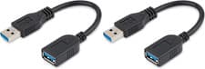 Image of Startech.Com 6In Short USB 3.0 Extension Adapter Cable (USB-A Male to USB-A Fema