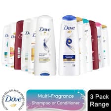 Image of Dove Nutritive Solutions Intensive Repair Shampoo or Conditioner, 3 Pack