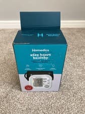 Image of Homedics Digital Upper Arm Blood Pressure Monitor – Compact Home Use Device w...