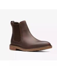 Image of BNIB Clarks Clarkdale Hall Beeswax Leather Men's Boots Size UK 8 G / 42