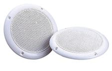 Image of 2 x White 5" 80W 8 Ohm Dual Cone Moisture Resistant Ceiling Speakers Bathroom