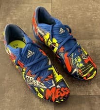 Image of Adidas Nemeziz Messi 19.3 FG Blue Junior Football Boots | Size UK 5