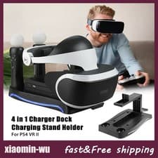 Image of 4 IN 1 Charger Dock Charging Stand Holder For PS4 VR II PS Move Game Controller