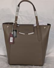 Image of Radley Mayfair Lane Large Tote Bag In Coffee Leather BNWT