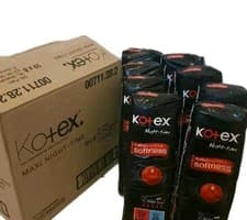 Image of NEW Kotex Maxi Night Time - 8 Packs of 10 - £13.99