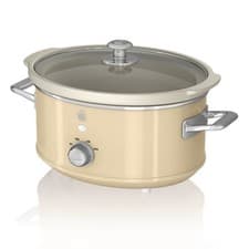 Image of SWAN SF17021CN 3.5L Slow Cooker Retro Cream - New Boxed Damaged