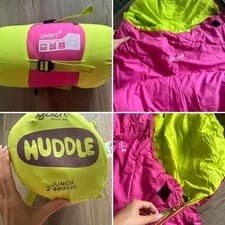 Image of Gelert Huddle Junior season 2 sleeping bag 165cm x 78cm 1.1kg 34x18cm