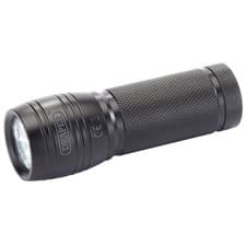 Image of Draper LED Aluminium Hand Torch 3 x AAA Batteries Required 45 Lumen Light 81110