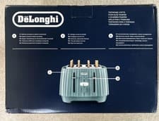 Image of De'Longhi CTD4003.GR Ballerina 4 Slice Toaster Green