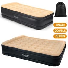Image of AIR BED BLOW UP INFLATABLE MATTRESS WITH BUILT IN ELECTRIC PUMP HIGH RAISED