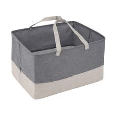 Image of Collapsible Laundry Basket 52L Large Water-Resistant Hamper with Handles