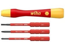 Image of Wiha PicoFinish slimVario electric Fine Screwdriver Set, 4 Piece