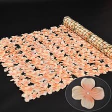 Image of Artificial Hedge Flower Trellis Outdoor Expanding Garden Fence Privacy Screening