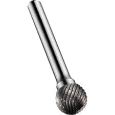 Image of Dormer P807 Bright Ball Carbide Burr 3mm 2.5mm 3mm