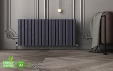 Image of Aluminium designer double Radiator. high Heat Out put. low energy consumption