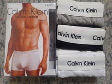 Image of CK Men's 3 Pack Boxer Briefs|Cotton Stretch & Microfiber|Multiple Colour Option