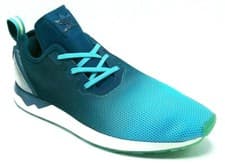 Image of Adidas Originals Men's US 11 ZX Flux ADV Asymmetric Sneaker S79056 Blue Ombre