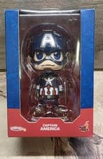 Image of Hot Toys Captain America Figure Avengers Age Of Ultron Cosbaby COSB172 - 2015