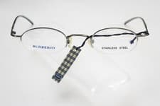 Image of NEW GENUINE BURBERRY Semi-Rimmed Eyeglasses, B8855, Size: 43-23-135