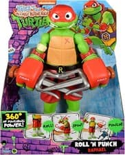 Image of NEW Teenage Mutant Ninja Turtles Tales Giant Roll N Punch Raphael Action Figure