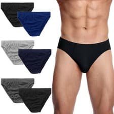 Image of PACK OF 3 6 9 12 MENS BRIEFS SLIPS CLASSIC UNDERWEAR PANTS HIPSTER COTTON S-2XL