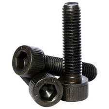 Image of M6 ( 6mm ) Black Self Colour 12.9 High Tensile Socket Cap Screws Allen Bolts HT