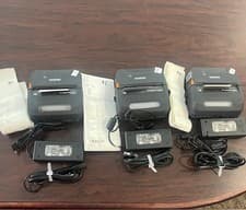 Image of 3 Brother RJ4250WB printers BUNDLE w/case of Brother premium labels - NEW! READ