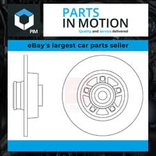 Image of 2x Brake Discs Pair Solid fits OPEL VIVARO A 2.5D Rear 03 to 14 280mm Set New