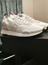 Image of Mens hugo boss titanium runn white trainers size 11 brand new boxed rrp £199