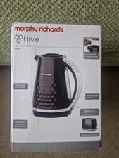 Image of Morphy Richards 108271 Black Hive 1.5L Jug Cordless Kettle